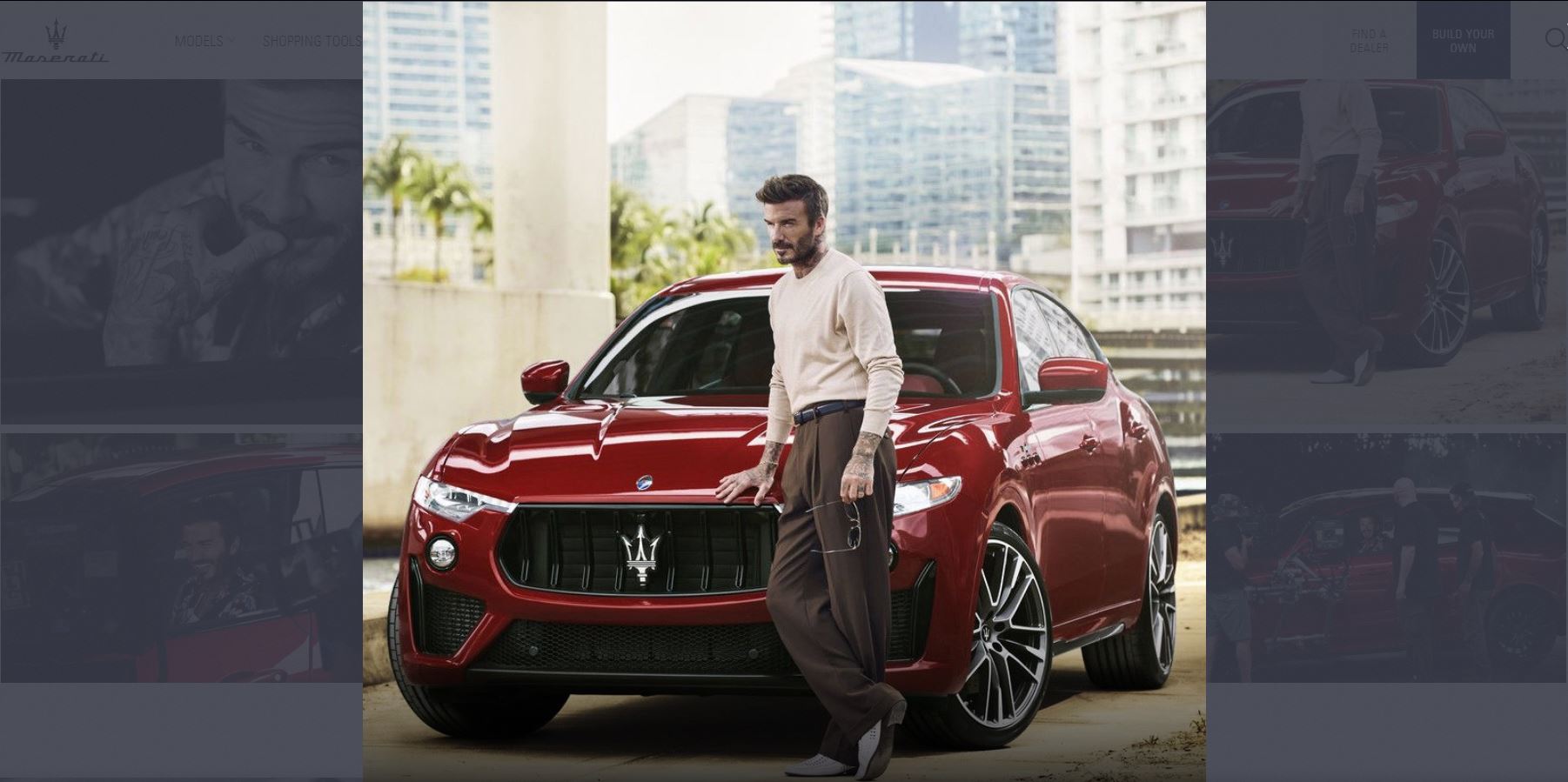 David Beckham Resmi Digandeng Maserati sebagai Brand Ambassador