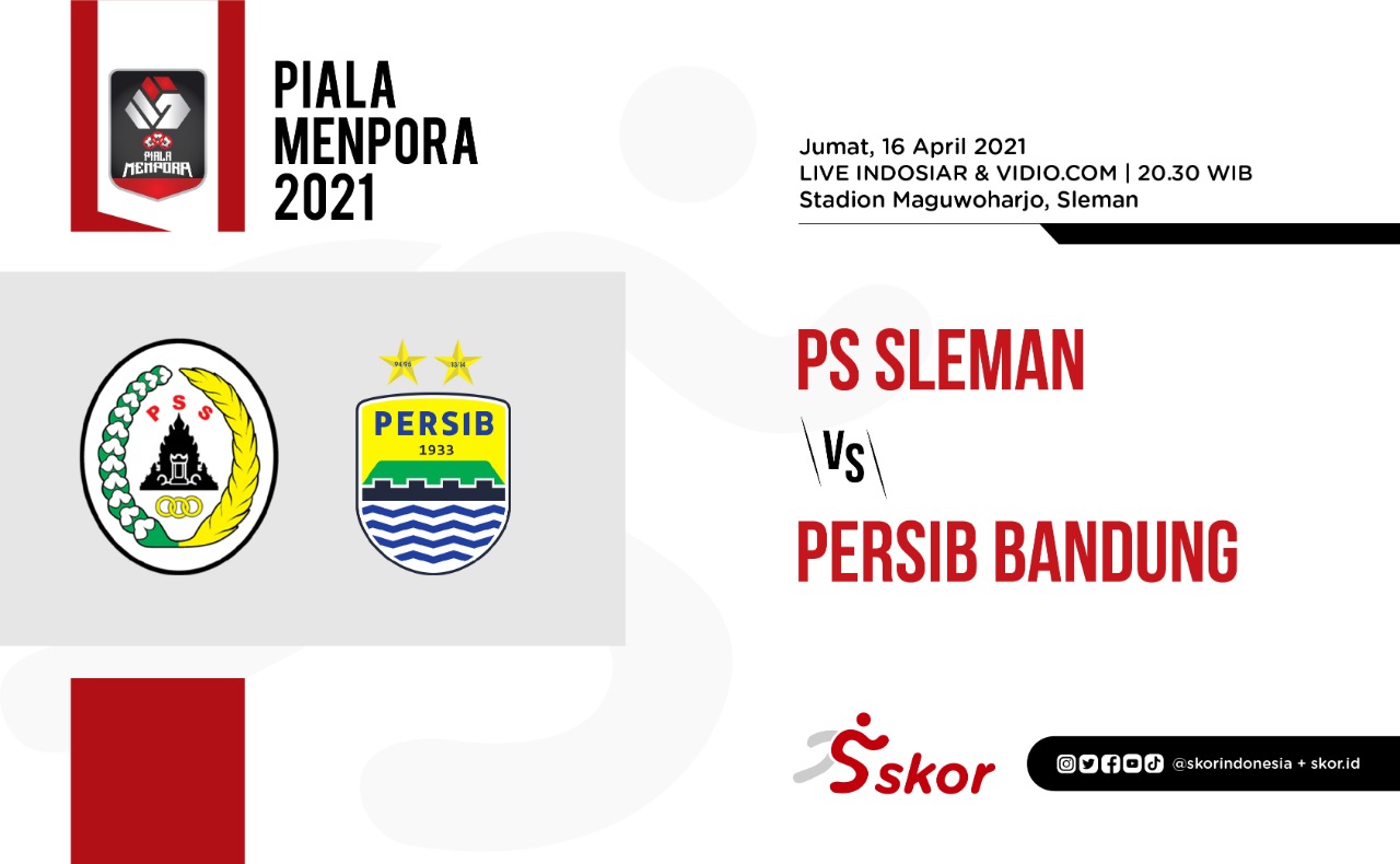 Link Live Streaming Piala Menpora 2021: Persib Bandung vs PS Sleman