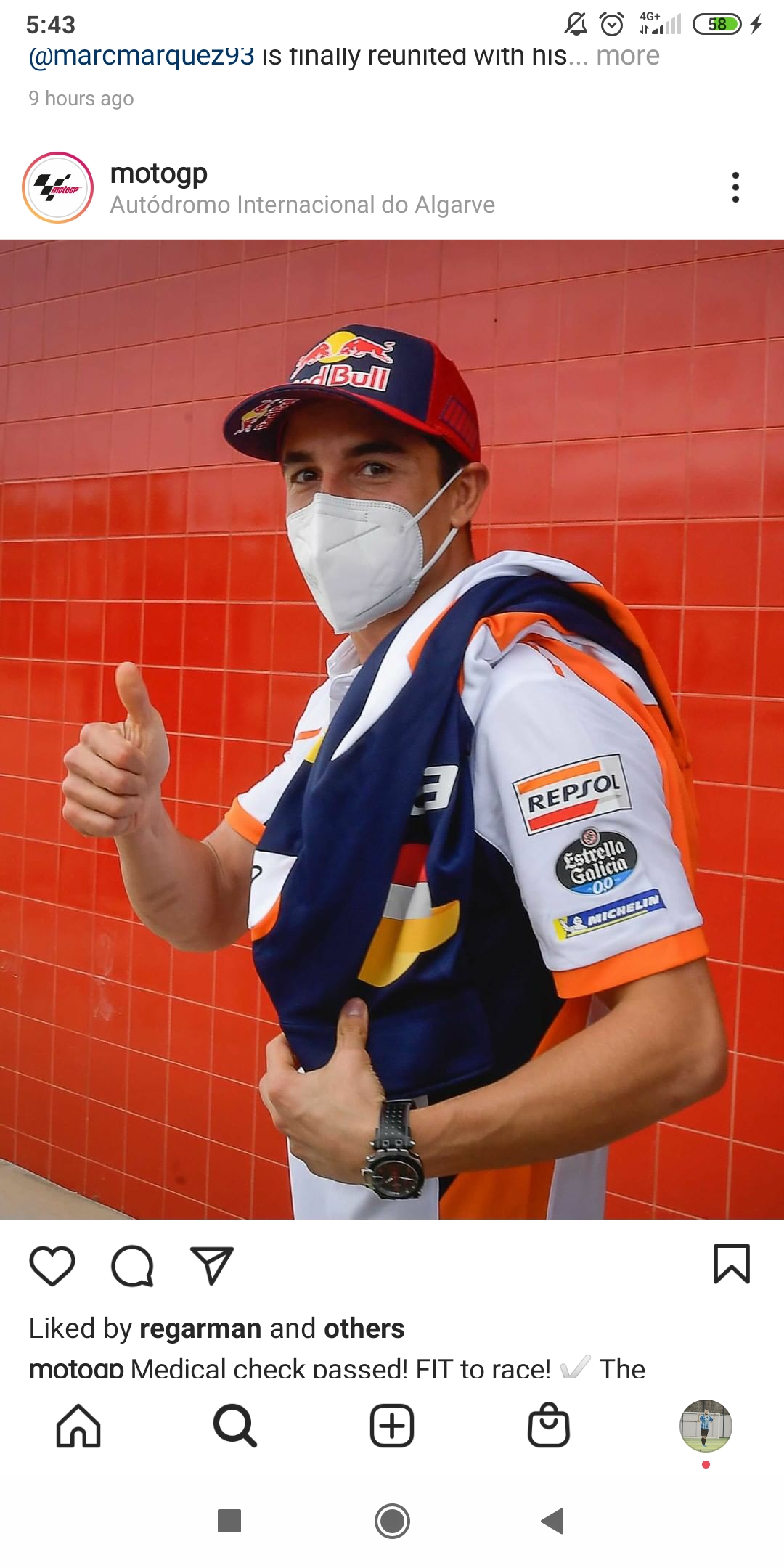 Tampil Apik di MotoGP Portugal 2021, Tangan Marc Marquez Ternyata Sempat Mati Rasa
