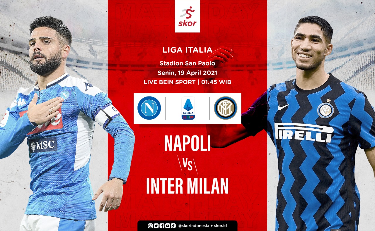 Link Live Streaming Liga Italia: Napoli vs Inter Milan