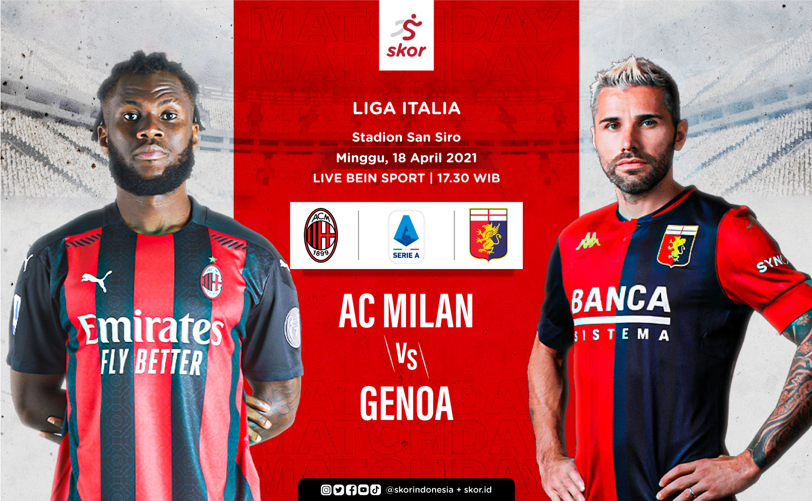 Prediksi AC Milan vs Genoa: Rossoneri Wajib Taklukkan Keangkeran San Siro