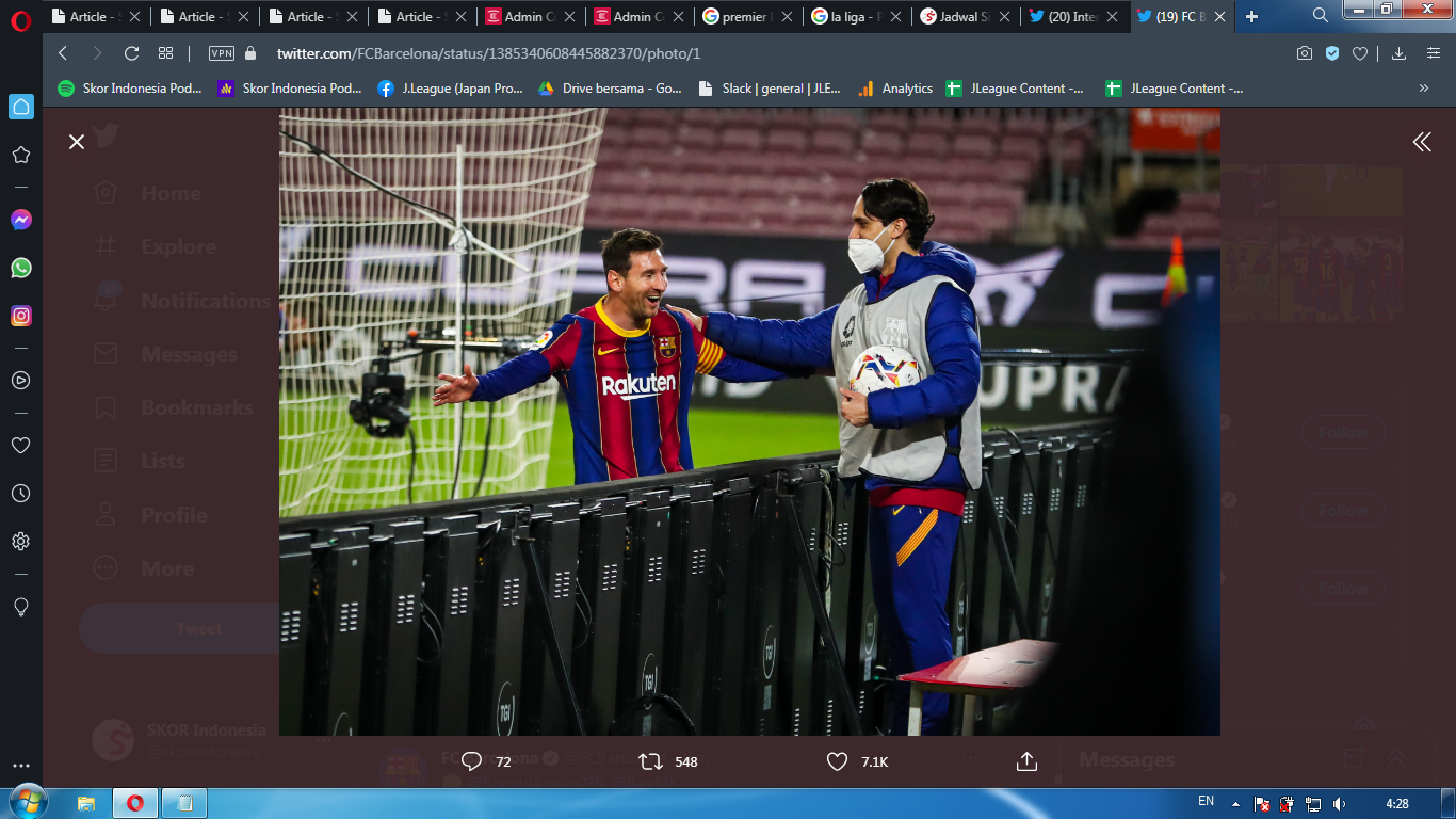 Mantan Petinggi Barcelona Yakin Lionel Messi Bertahan