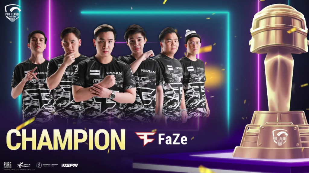 FaZe Clan Juara PMPL Thailand Season 3