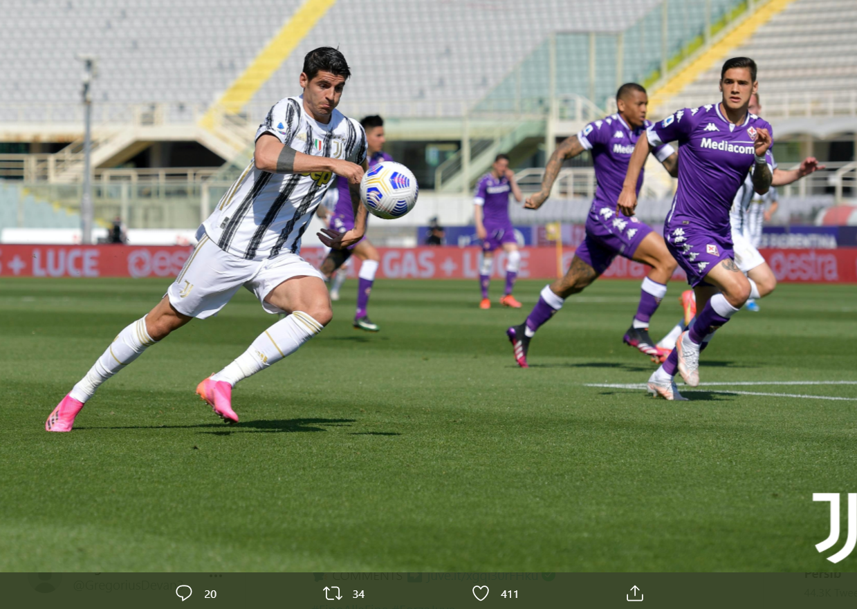 Juventus Perpanjang Masa Pinjaman Alvaro Morata