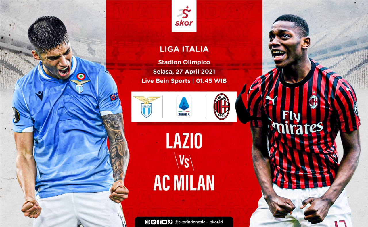 Link Live Streaming Lazio vs AC Milan di Liga Italia