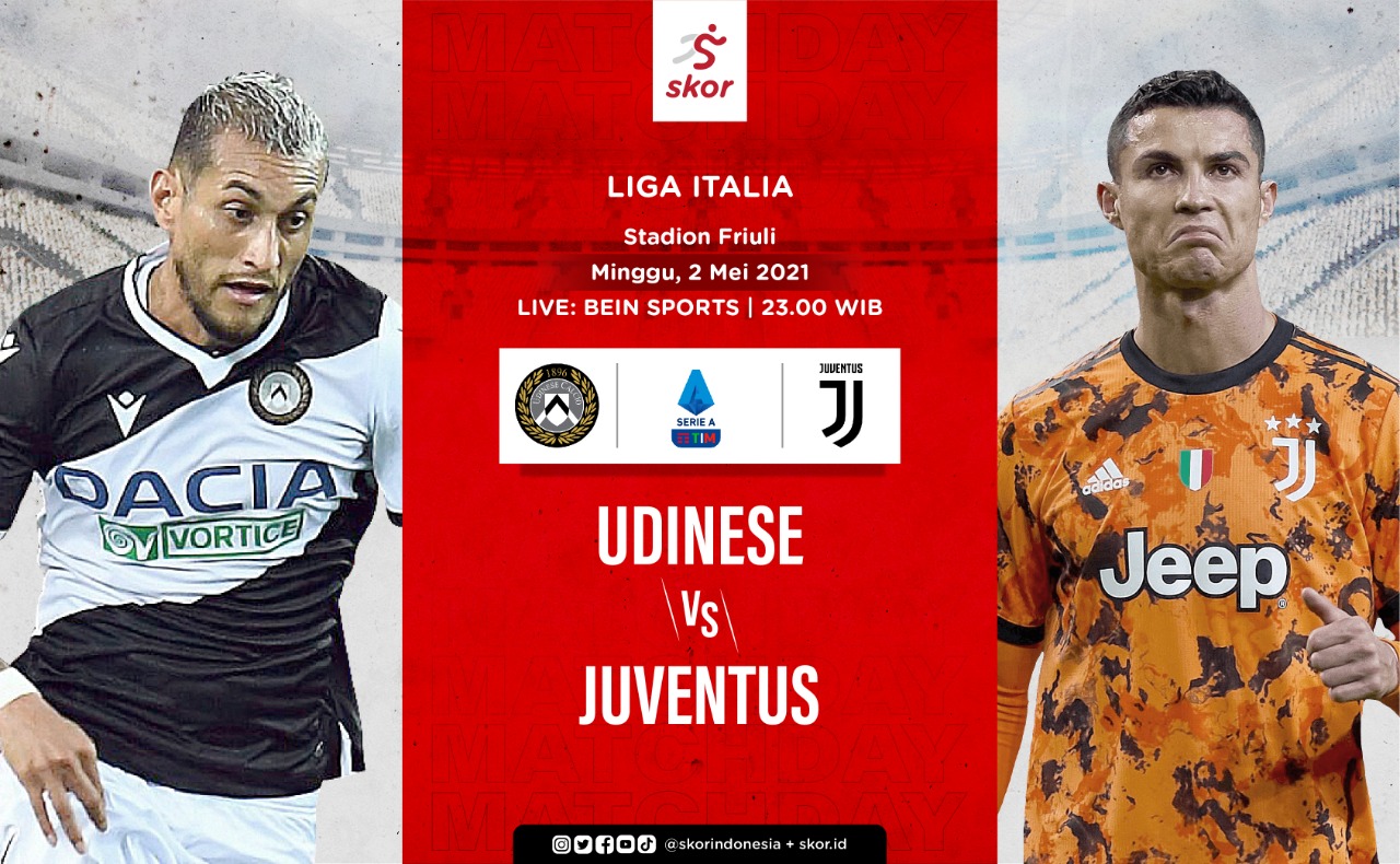 Prediksi Udinese vs Juventus: Andrea Pirlo Tak Anggap Remeh Tuan Rumah
