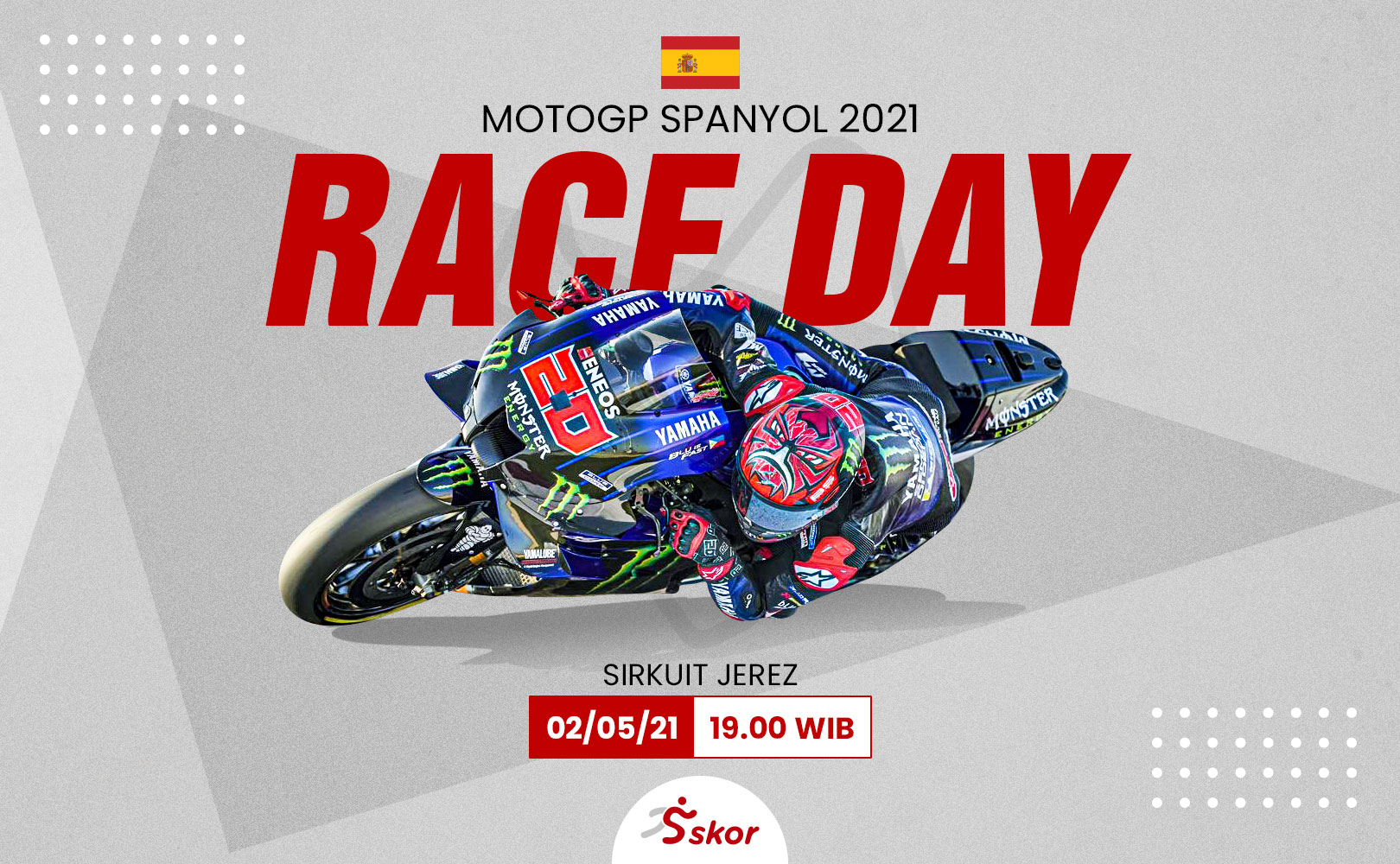 Link Live Streaming MotoGP Spanyol 2021, Minggu (2/5/2021)