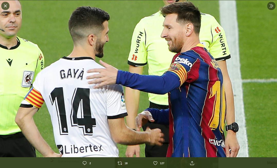 Hasil Valencia vs Barcelona: Brace Messi Bawa Blaugrana Tempel Atletico Madrid dan Real Madrid