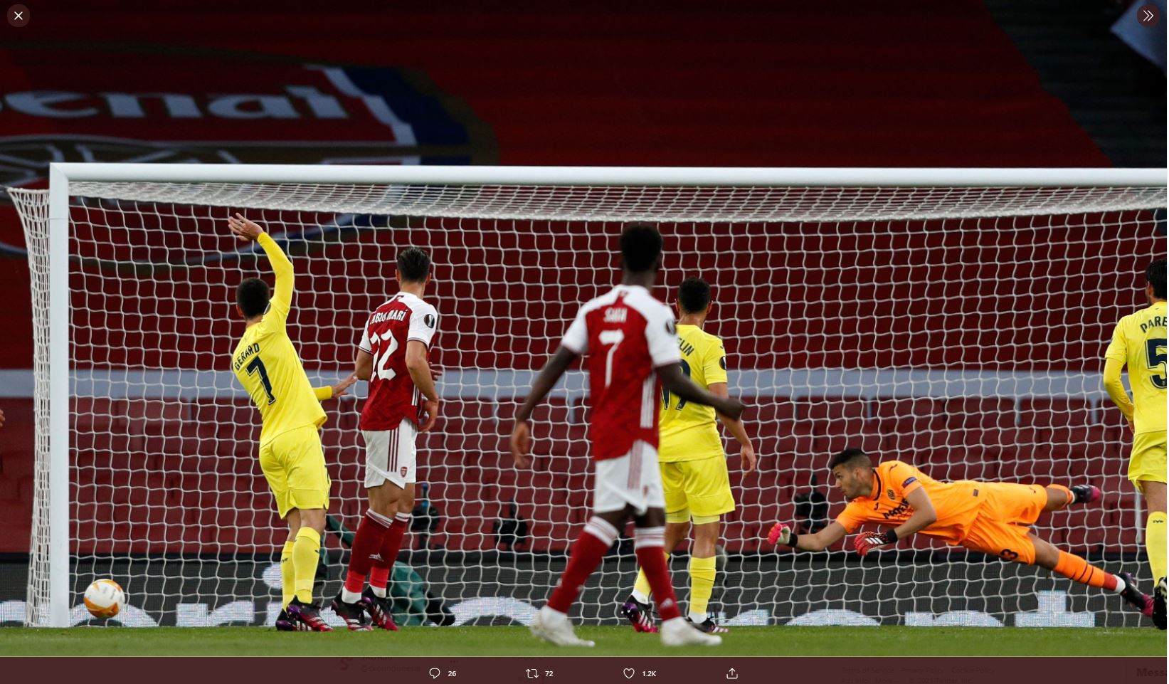 Hasil Arsenal vs Villarreal: The Gunners Gagal Ikuti Manchester United ke Final