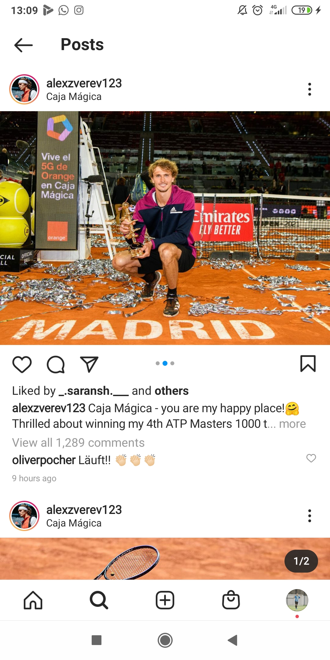 Alexander Zverev Juara Madrid Open 2021, Singkirkan Rafael Nadal dan Dominic Thiem