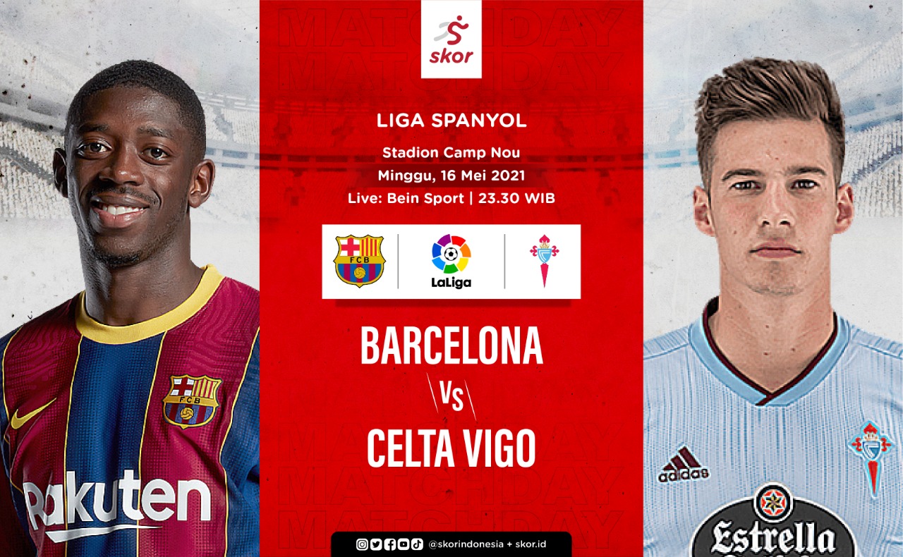 Link Live Streaming Barcelona vs Celta Vigo di Liga Spanyol