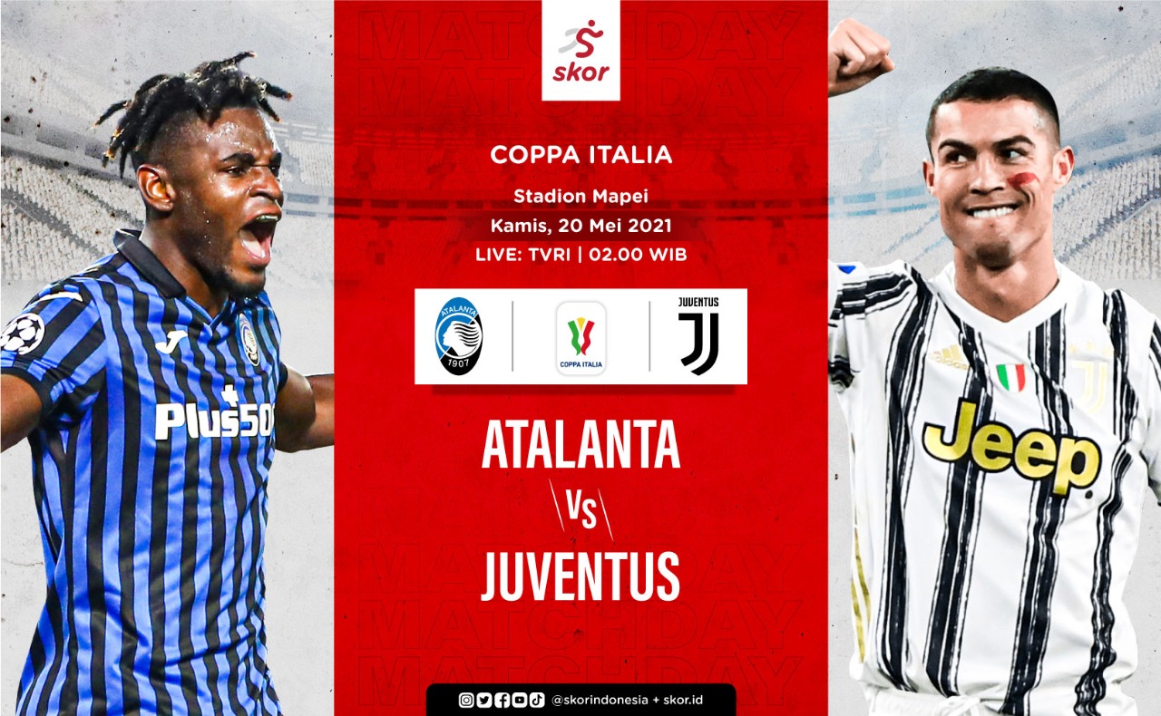Link Live Streaming Coppa Italia: Atalanta vs Juventus