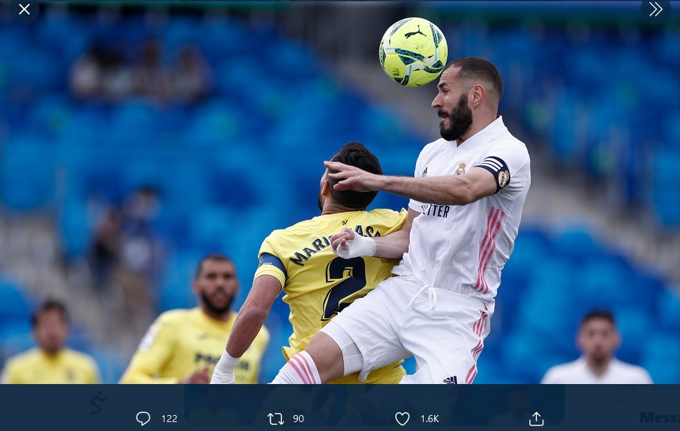 Real Madrid Menang 2-1 namun Gagal Membuat Drama di Pekan Terakhir