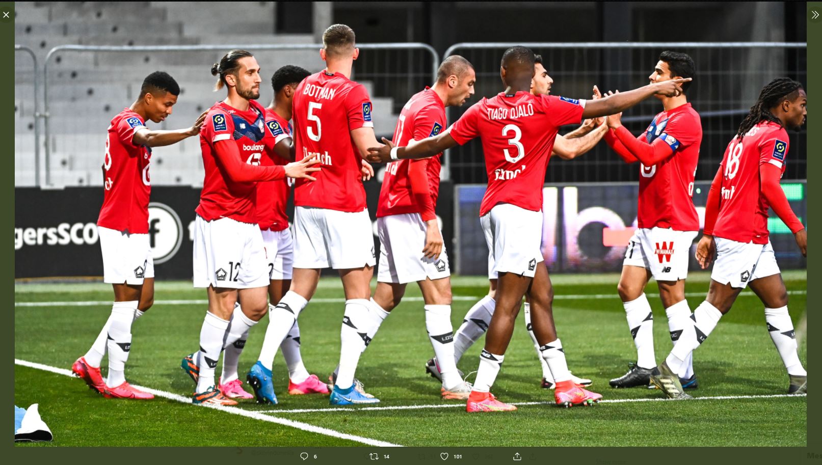 Lille Sukses Akhiri Dominasi PSG di Liga Prancis Secara Dramatis