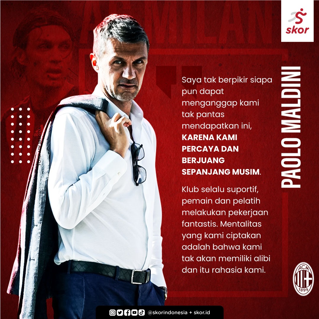 Paolo Maldini: Hasil Buruk AC Milan Bukanlah Bencana