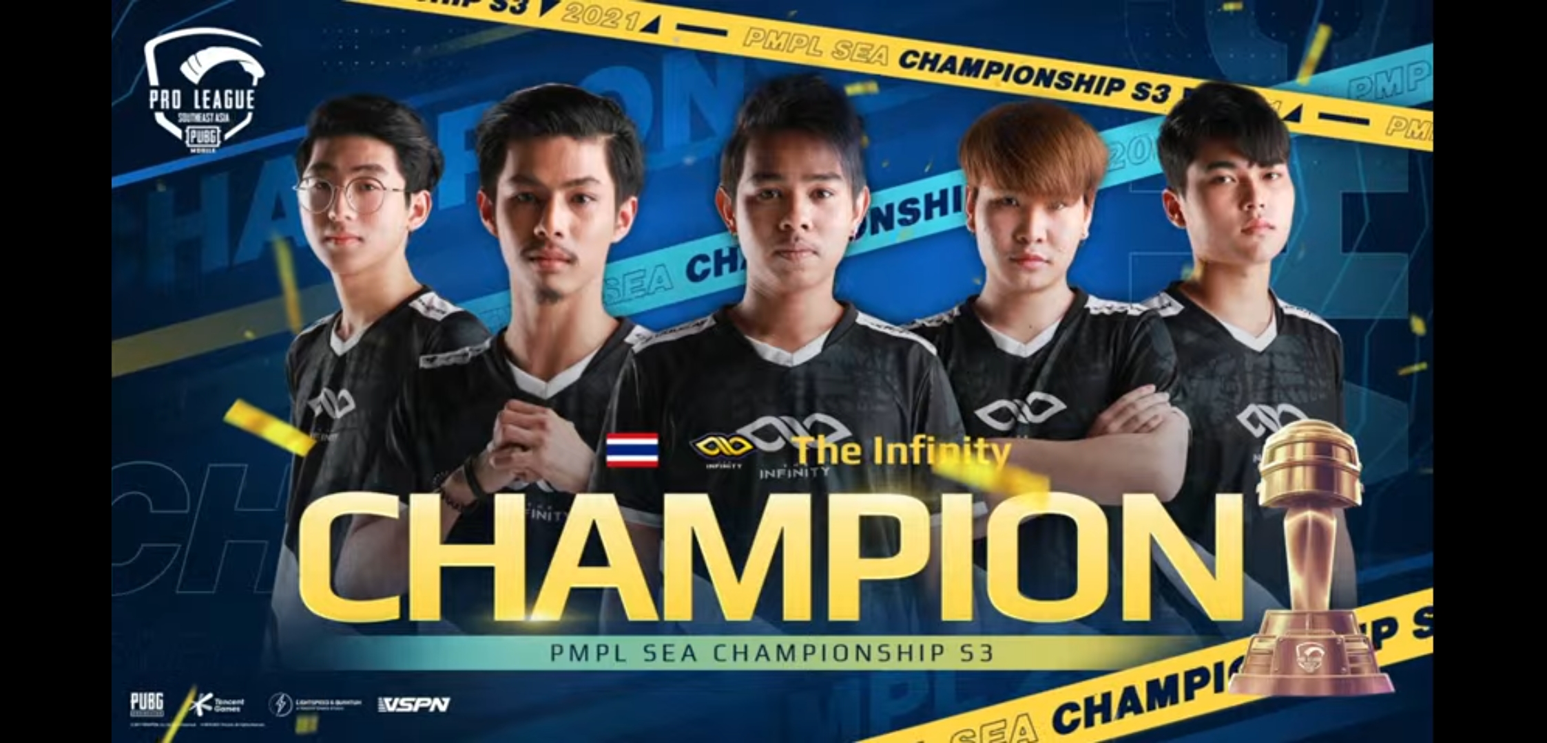 Pemain The Infinity, nOOzy Jadi Final MVP PMPL SEA Championship Season 3 2021