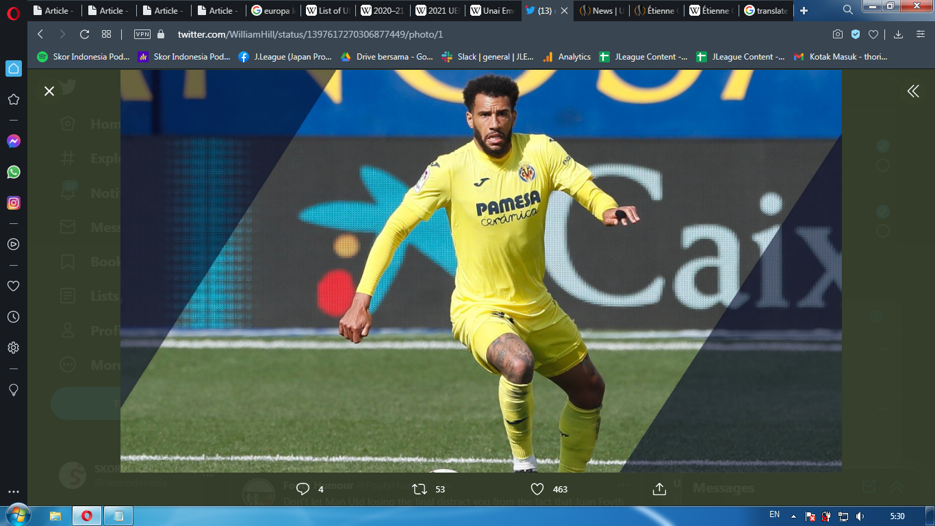 Man of the Match Villarreal vs Man United: Etienne Capoue - Si Pembawa Kerusakan