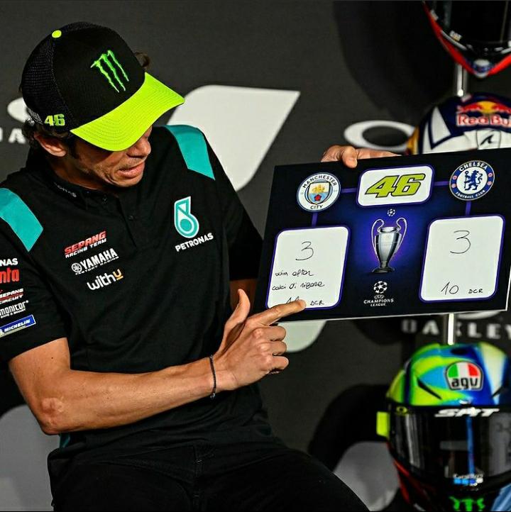 Pembalap MotoGP Prediksi Final Liga Champions, Ini Skor Valentino Rossi