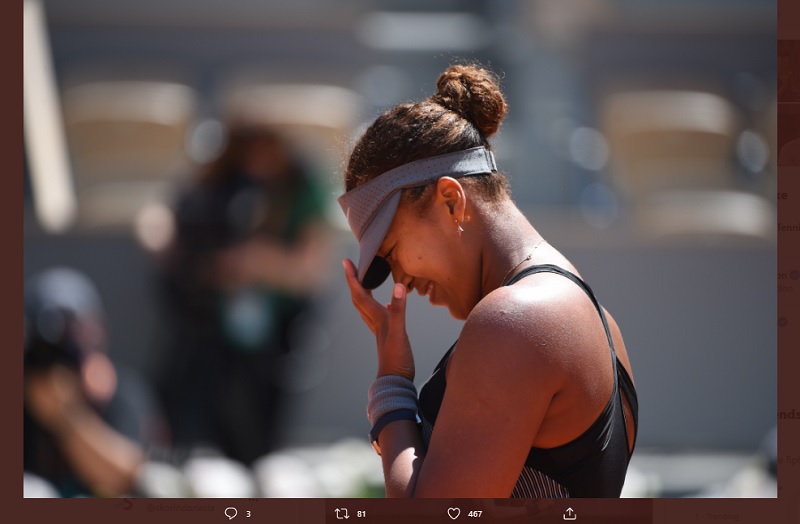French Open 2021: Aksi Membisu Naomi Osaka Berbuah Denda Rp214 Juta