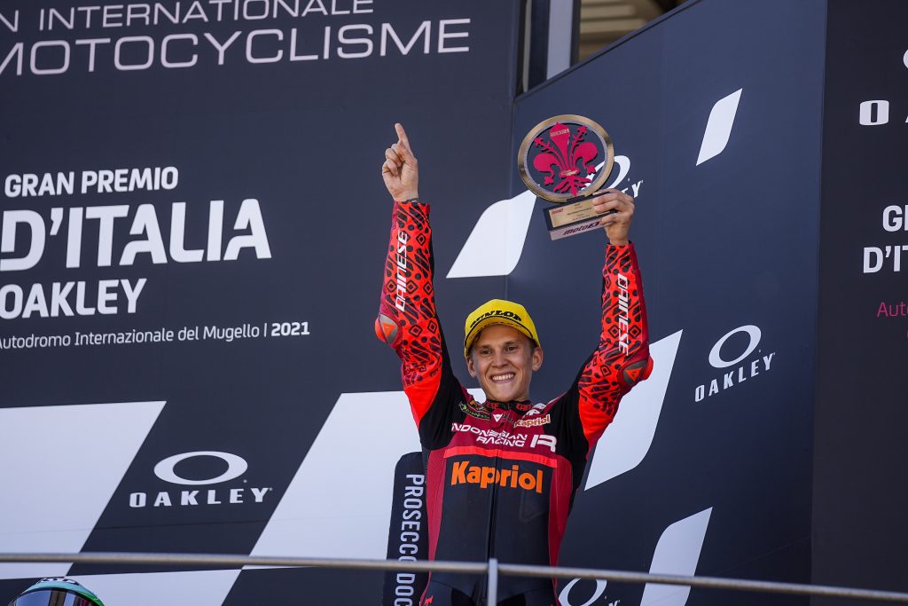 Perdana Podium, Perasaan Gabriel Rodrigo Campur Aduk di Moto3 Italia 2021