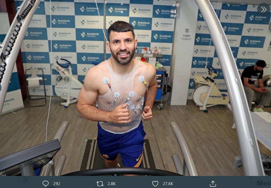 VIDEO: Cuplikan Tes Medis Sergio Aguero di Barcelona