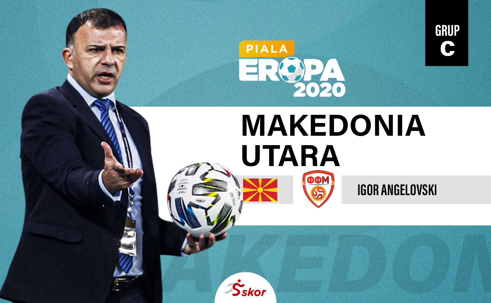 Profil Tim Piala Eropa 2020 - Makedonia Utara: Debut di Bawah Naungan Sinar Bintang Tua