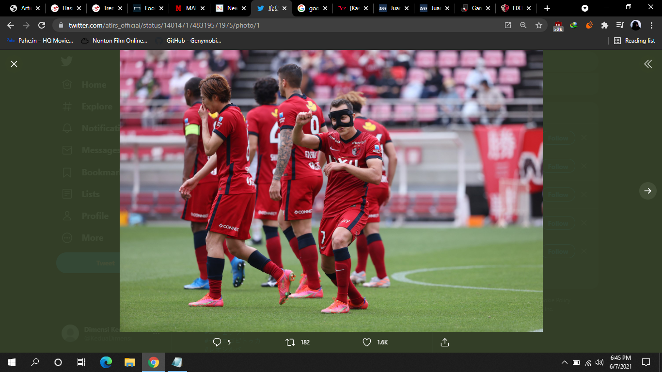 Juan Alano Persembahkan Gol Pertamanya Musim Ini untuk Pendukung Kashima Antlers