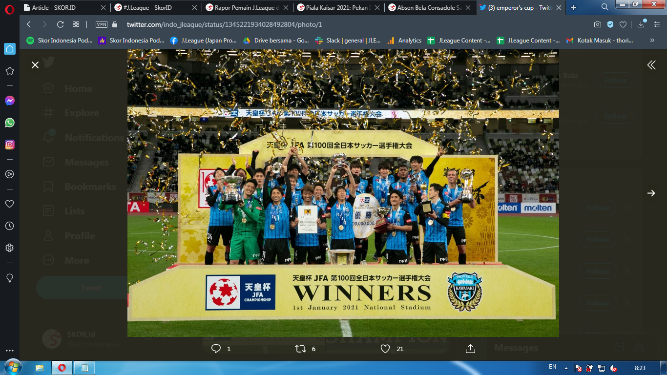 Piala Kaisar 2021: Pekan Ini Tim-Tim J.League Mulai Berlaga