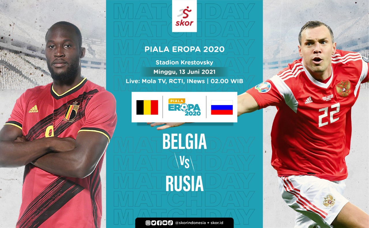 Prediksi Piala Eropa 2020 - Belgia vs Rusia: Dominasi The Red Devils atas Beruang Merah