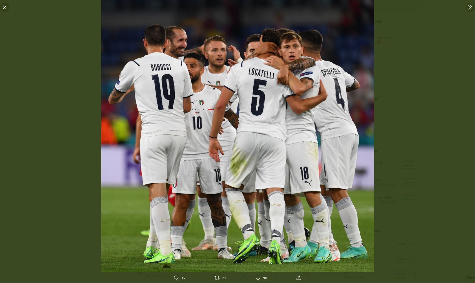 Hasil Piala Eropa 2020: Menang Telak, Tren Positif Italia atas Turki Berlanjut