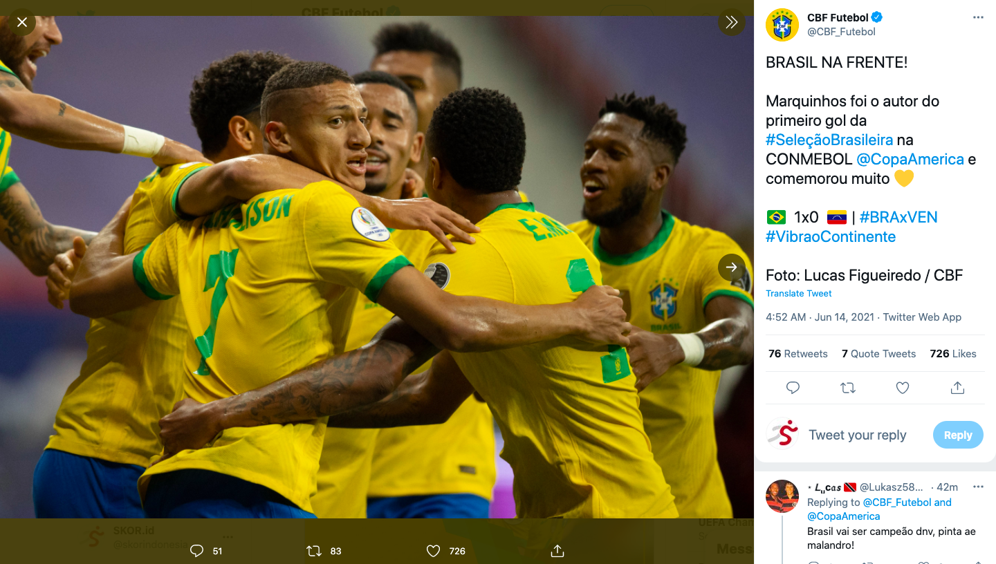 Prediksi Brasil vs Ekuador di Copa America 2021: Selecao Tanpa Beban