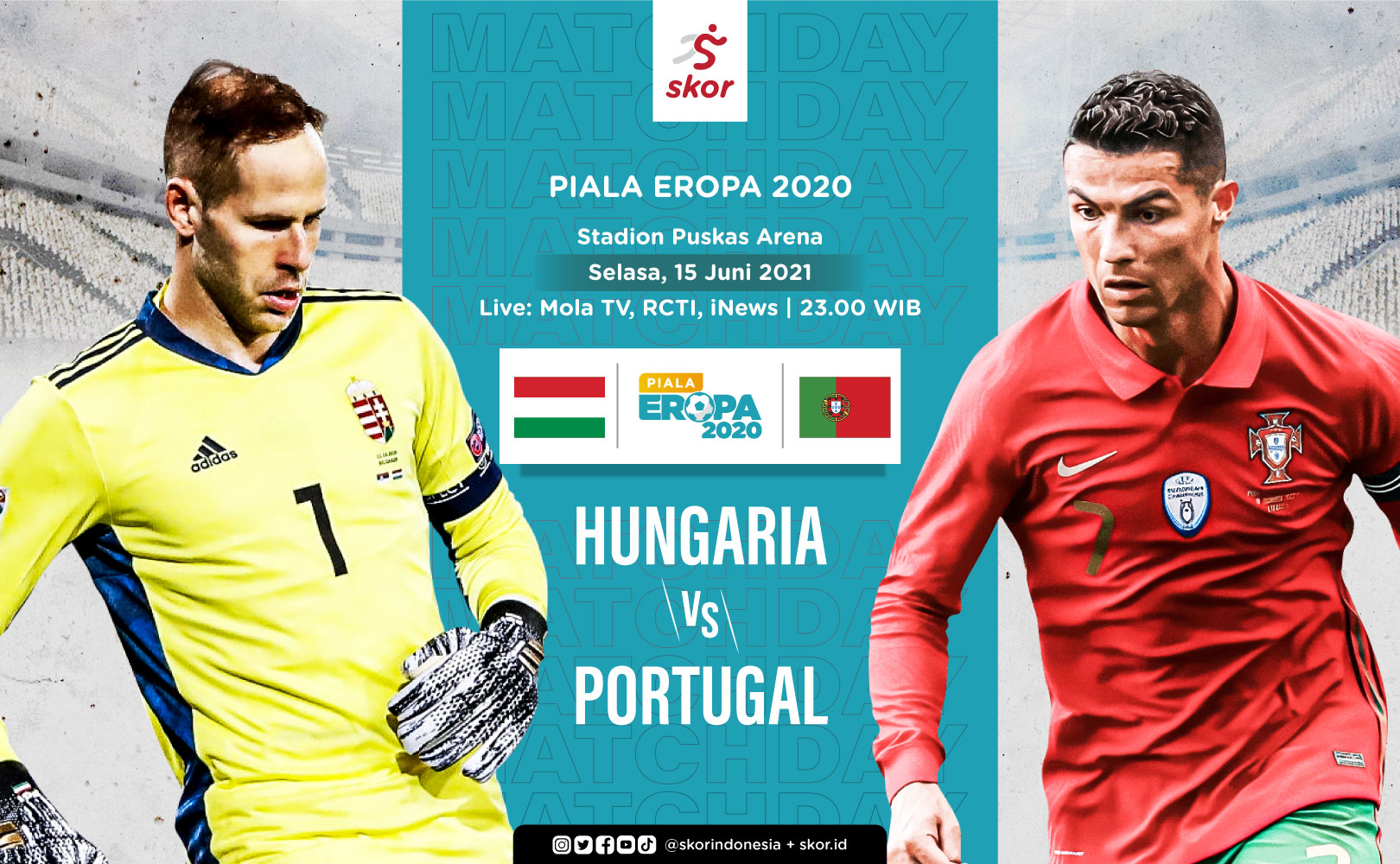 Prediksi Piala Eropa 2020 - Hungaria vs Portugal: Tekanan Sang Juara Bertahan