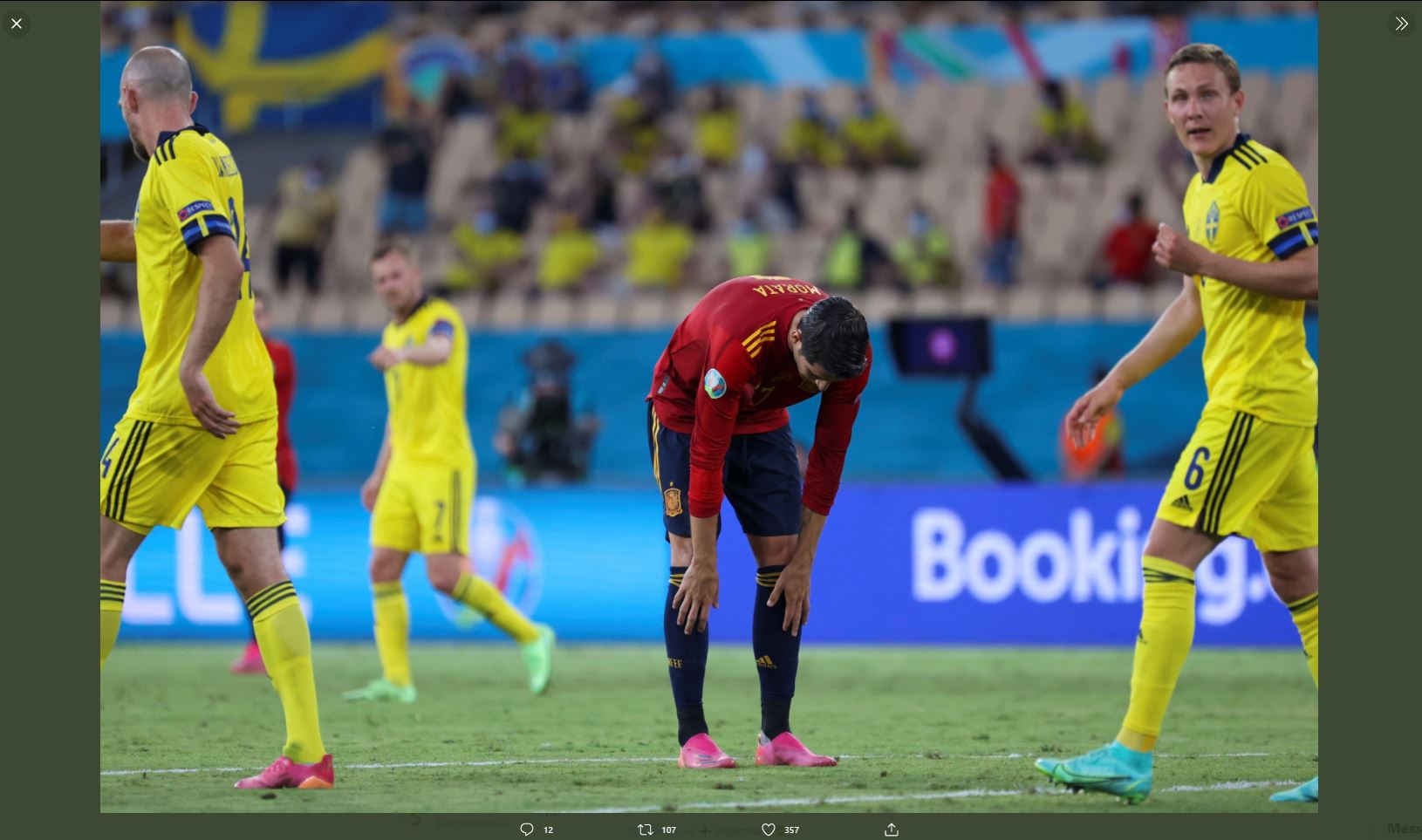 Piala Eropa 2020: Bek Spanyol Sebut Sisi Positif Timnya meski Ditahan Imbang Swedia