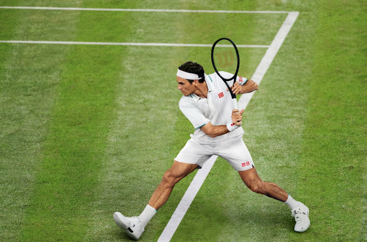 Perusahaan Apparel Jepang Luncurkan Seragam Tanding Wimbledon untuk Roger Federer dan Kei Nishikori