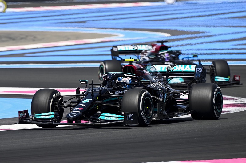 Hasil FP1 F1 GP Prancis 2021: Valtteri Bottas dan Lewis Hamilton 1-2, Mercedes Kembali Perkasa