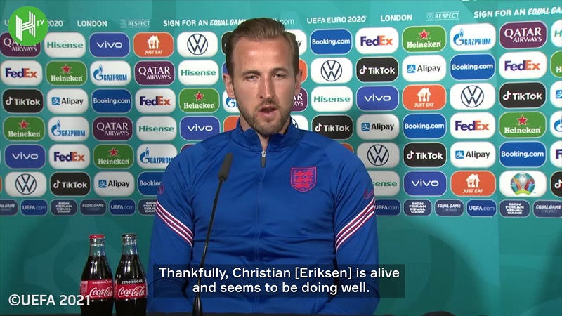 VIDEO: Harry Kane Memberikan Dukungan kepada Christian Eriksen