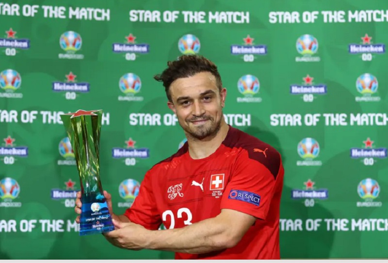 Man of the Match Piala Eropa 2020 - Swiss vs Turki: Xherdan Shaqiri