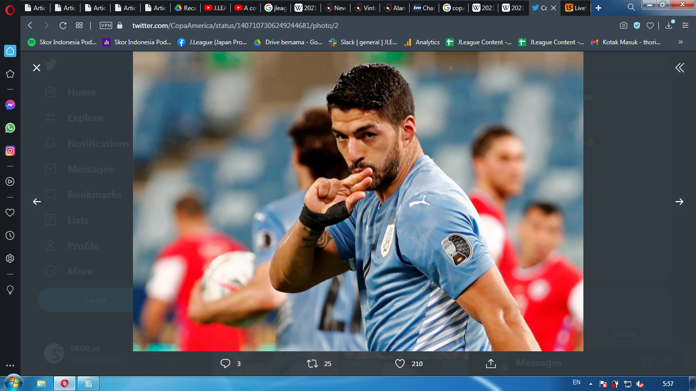 Link Live Streaming Uruguay vs Bolivia di Kualifikasi Piala Dunia 2022