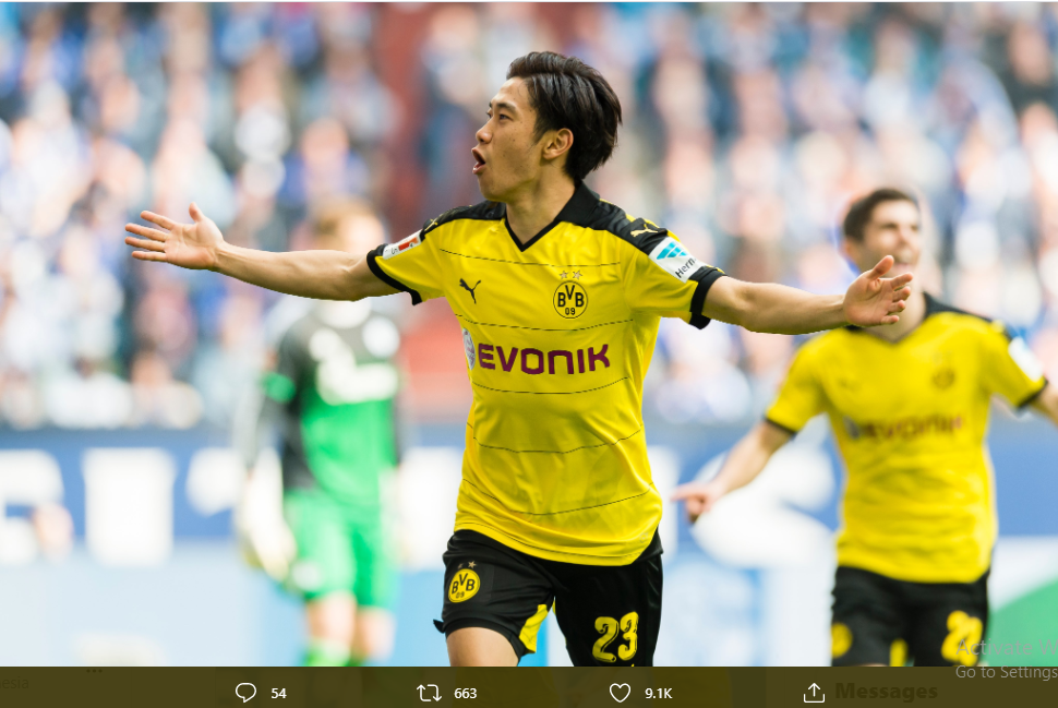 VIDEO: Melihat Kembali Gol Shinji Kagawa untuk Borussia Dortmund Lawan Bayer Leverkusen