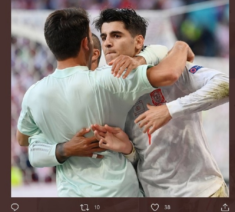 Hasil Kroasia vs Spanyol di Piala Eropa 2020: Drama Delapan Gol, Tim Matador ke Perempat Final