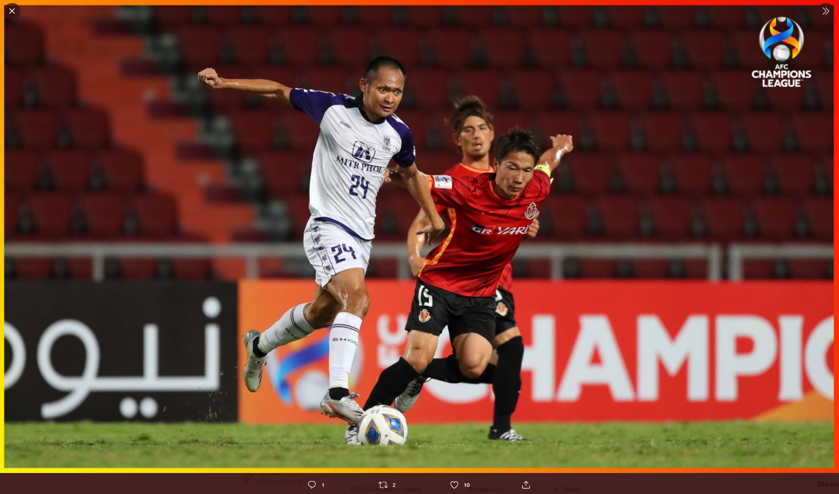 Hasil Liga Champions Asia: Tundukkan Ratchaburi FC, Nagoya Grampus Masih Sempurna