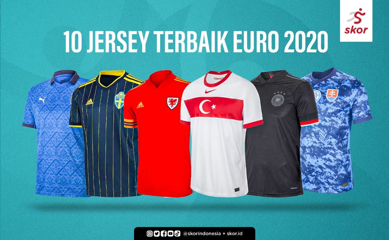 10 Jersey Terbaik di Euro 2020