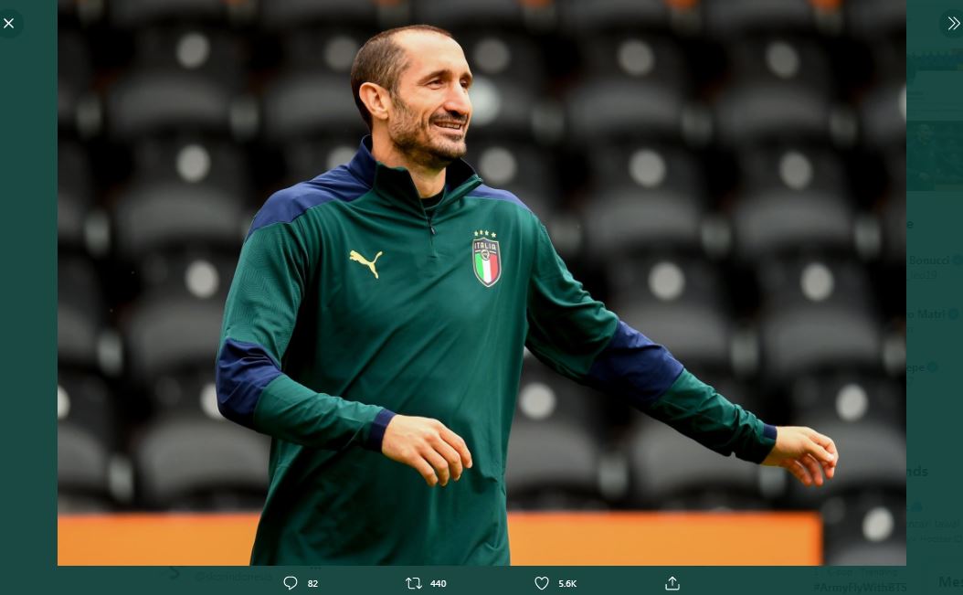 Italia Gagal ke Piala Dunia 2022, Giorgio Chiellini Pasang Badan