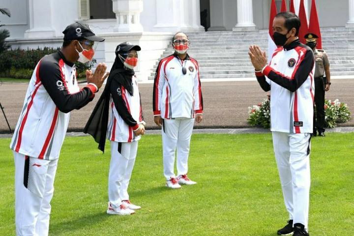 Presiden Joko Widodo Resmi Lepas Atlet ke Olimpiade Tokyo