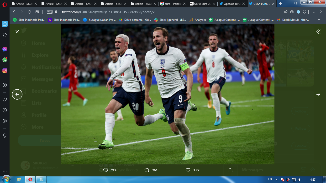 VIDEO: Kata Harry Kane Soal Peluang Inggris di Final Euro 2020