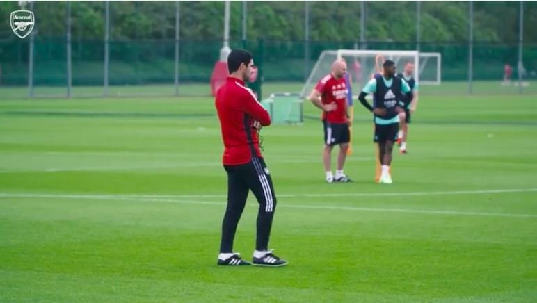 VIDEO: Latihan Perdana Arsenal untuk Musim 2021-2022