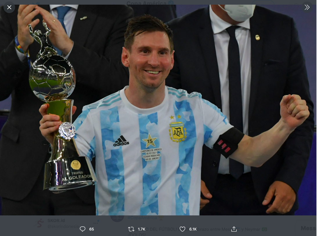 Leandro Paredes Beberkan Sikap Lionel Messi di Ruang Ganti setelah Juara Copa America 2021