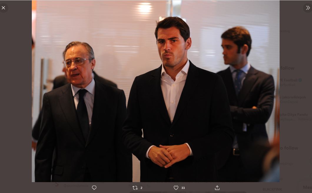 Pembelaan Florentino Perez Soal Penghinaan kepada Raul Gonzalez dan Iker Casillas