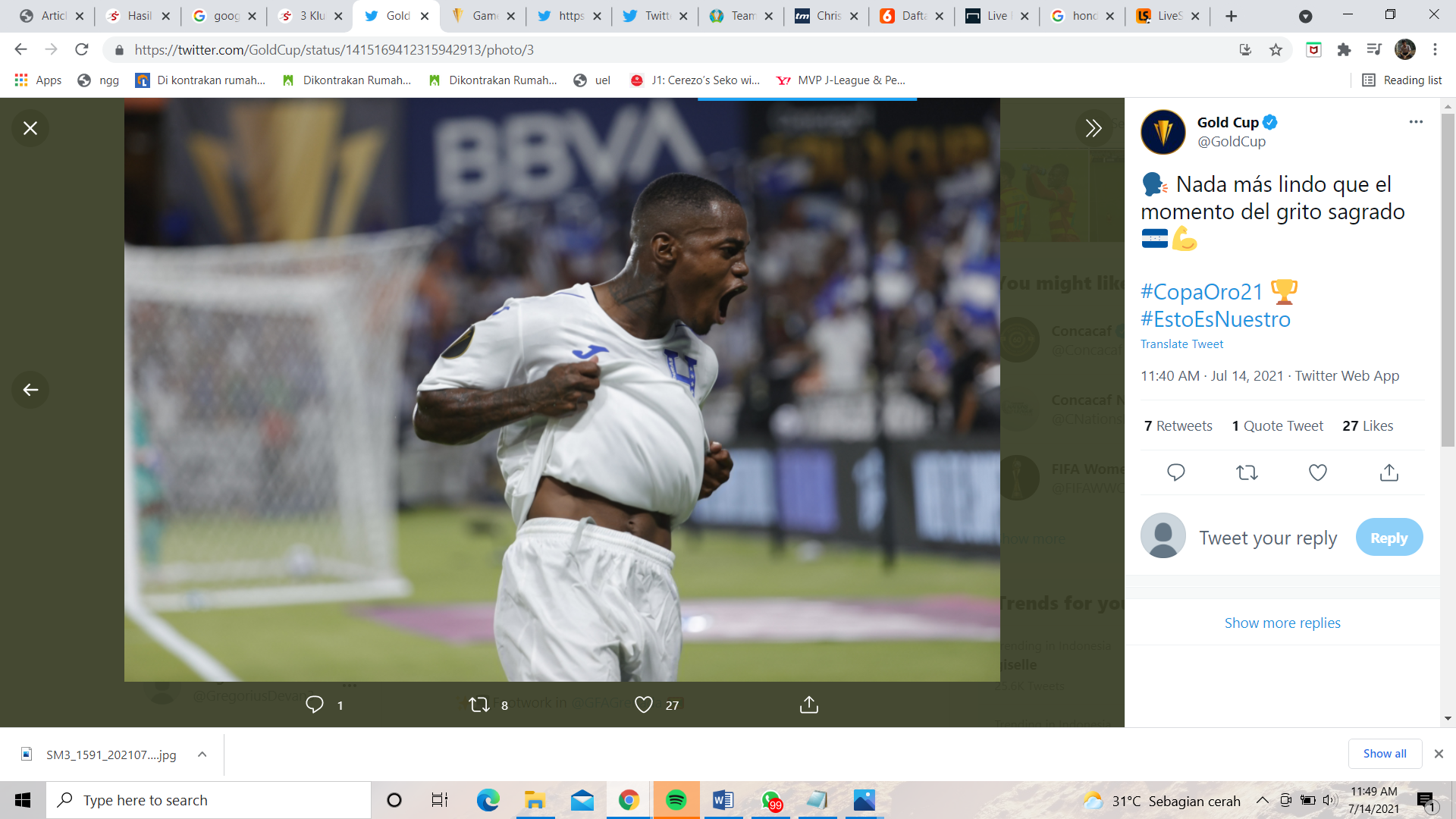 Link Live Streaming Panama vs Honduras di Piala Emas CONCACAF 2021