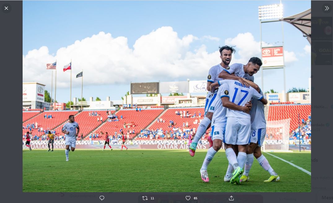 Hasil Piala Emas CONCACAF 2021 - Trinidad & Tobago vs El Salvador: La Selecta Menang Lagi